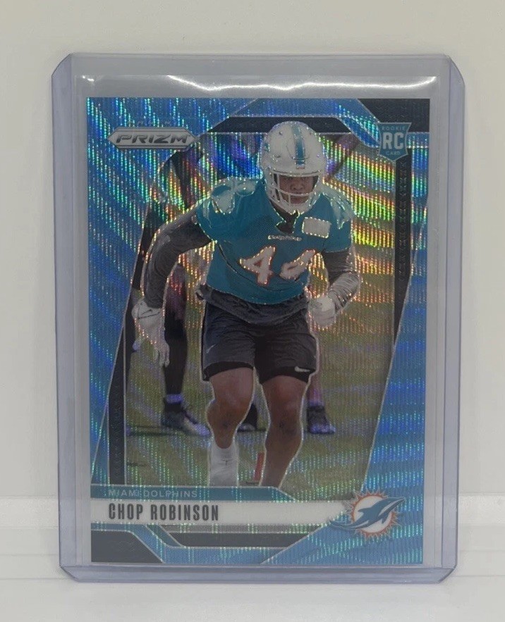 2024 Panini Prizm Rookies Blue Wave Prizm /230 Chop Robinson #319 Rookie RC