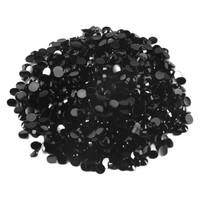2000 Stueck Kristall Flatback Acryl Strass Perlen Nagel Art (Schwarz) F4X91623