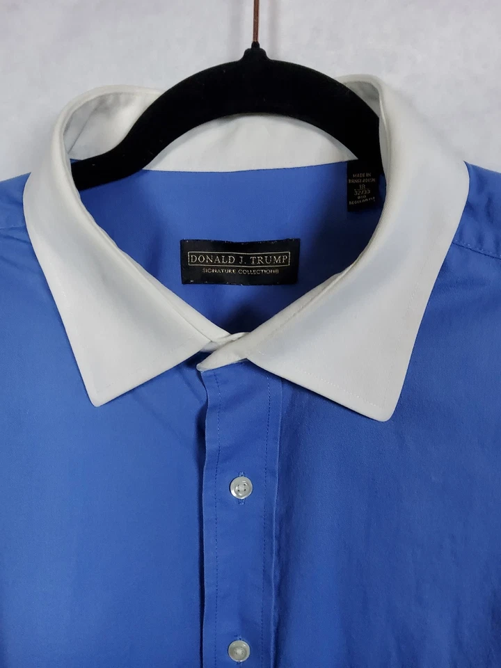 Donald J. Trump Signature Collection Men's Dress Shirt Size 18 32/33 Big Regular - Image 2 of 4