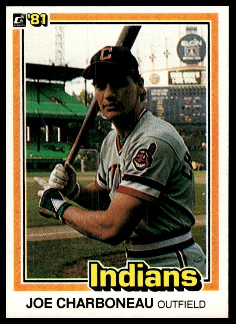 1981 Donruss #82a Joe Charboneau NRMT+