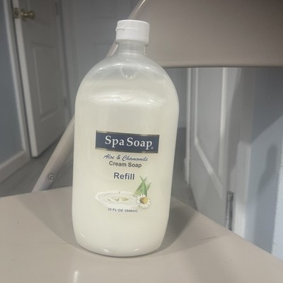 Spa Soap Liquid Hand Soap Refill Bottle, 32 oz, Aloe & Chamomile