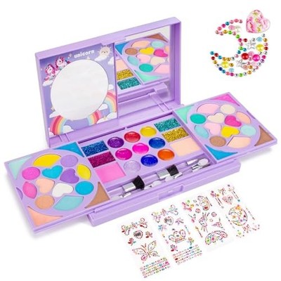 Tomons Kids Makeup Kit for Girls - Washable Cosmetic Toy Beauty Set, Birthday