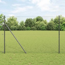 WALPLUS Hexagon Fence Grey 1.6x50 m PVC Coated Chicken Wire Fence 3.14 per metre