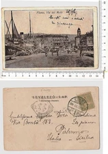 River - Pier Street - Croatia - animated f/p travelled 1904 - 19549