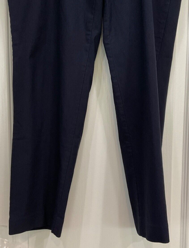 Briggs Womens Casual Pants Size 12P Blue Straight Front Pockets Pull On 57 - Picture 3 of 8