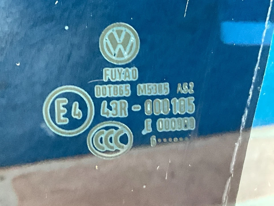 💎2016 - 2019 VOLKSWAGEN PASSAT PUERTA DELANTERA IZQUIERDA LADO DEL CONDUCTOR VENTANA CRISTAL OEM Foto 4 de 4