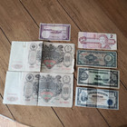 New Listing1910 Russian Rubels Banknote 100 With Other Foreign Paper Money