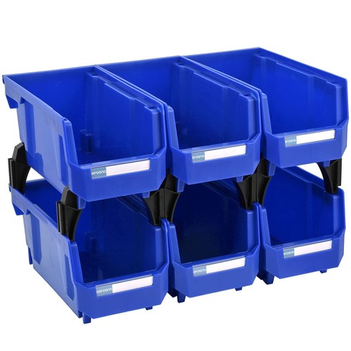 Wall Mounted Hanging Bins Plastic Stackable Storage Bins Parts Storage