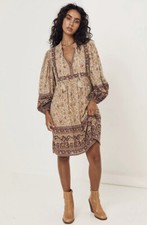 NWT Spell & the Gypsy Collective Designs Sundown Boho Mini Dress Spice Sz XS