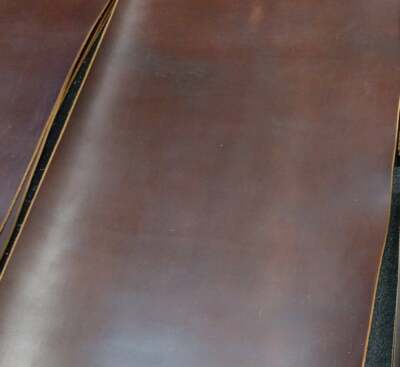 Authentic Horween Chromexcel Brown Leather Piece, 5.5 ounces thick. Select Size
