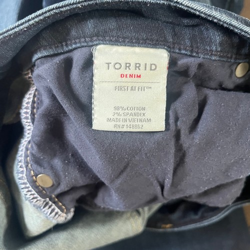 Torrid Jeans Denim First At Fit Medium Wash Relaxed Straight Größe 20 XT - Bild 4 von 8