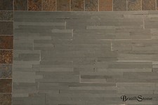 Brazilian UB05 Calibrated Slate Mosaics - 60cmx15cmx1cm -  2 Colours