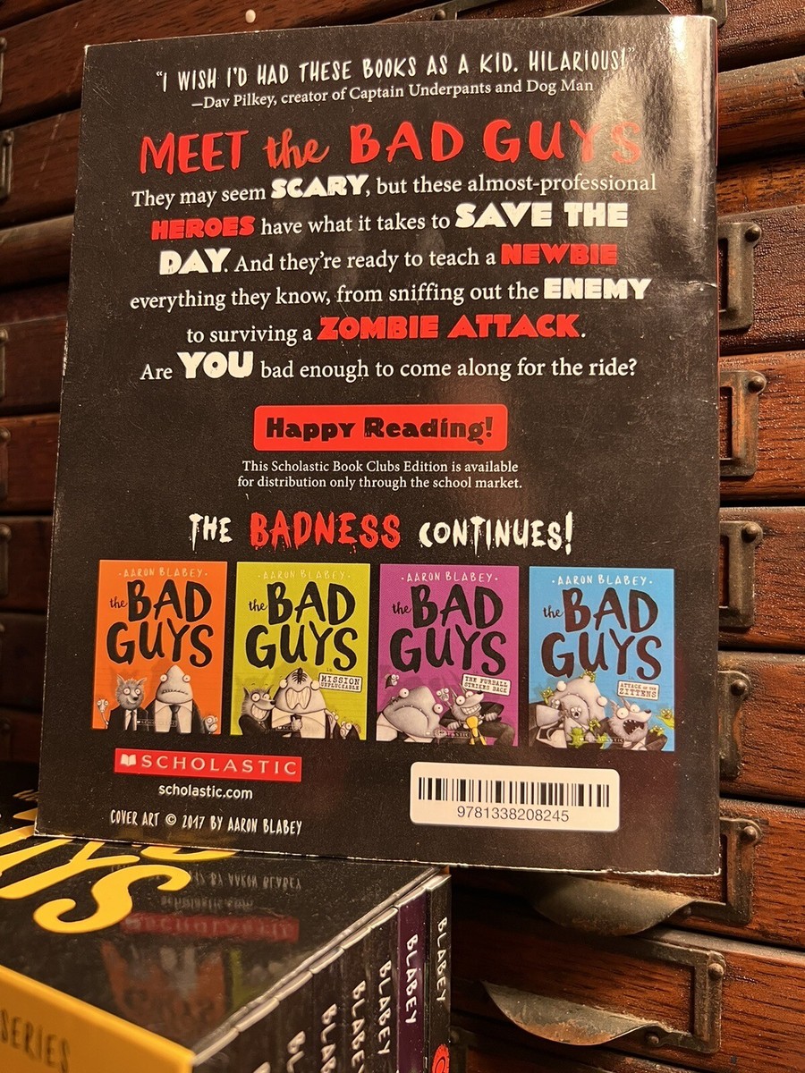 The Bad Guys Box Set: Books 1-8 by Aaron Blabey Paperback + Guide
