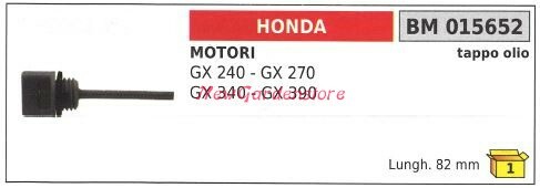 Tappo olio HONDA generatore GX 240 270 340 390 015652 - Foto 6 di 6