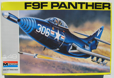 MONOGRAM 5456 F9F Panther Navy 1:48 Flugzeug Bausatz Aircraft Model Kit