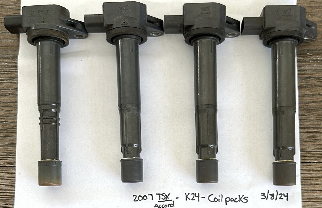 K series OEM Coil Packs Set Of 4. 2007 Acura Tsx Honda Accord K24a2 K24