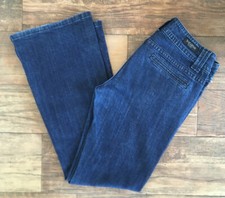 Vigoss Classic Women  s Boot Cut Mid Rise Dark Denim Jeans - Size 11