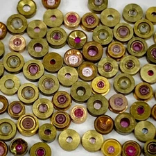 10 Watch Jewels 2.5-3mm Setting Part Watchmaker Repair Job Lot Pocket Hole Gold