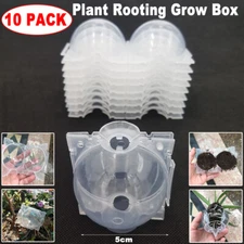 10Pcs Visible Plant Flower Root Graft Balls Clear High Pressure Propagation Box