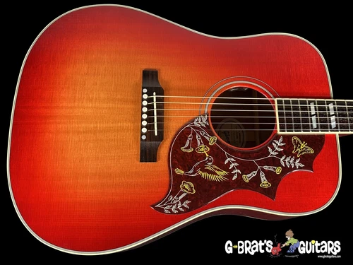 2020 GIBSON HUMMINGBIRD STANDARD w LR BAGGS VTC PICKUP ~ VINTAGE CHERRY SUNBURST