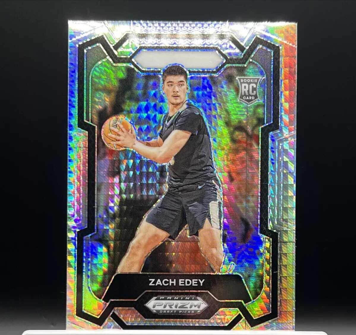 2024 Panini Prizm Draft Picks Basketball Zach Edey Hyper Prizm RC #1