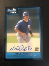 2006 Bowman Prospects Prospect Auto Mike Aviles #B114 Rookie Auto RC