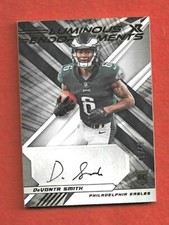 DEVONTA SMITH 2021 PANINI XR LUMINOUS ENDORSEMENTS  (R)  AUTO #49/49