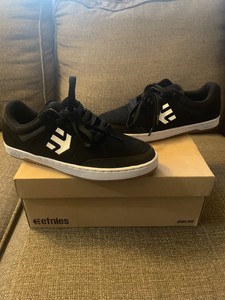 etnies marana black white red