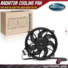 Right Engine Radiator Cooling Fan Assembly for Audi A6 Quattro 2000-2004 R8 S4