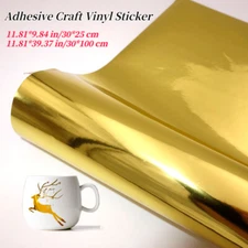 Chrome Adhesive Craft Vinyl Mirror Making Pattern for Cup Car Wrap DIY Decals