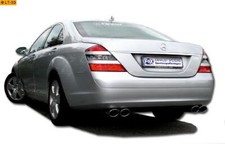 Fox Duplex Sportauspuff Mercedes S-Klasse Typ W221 S 320/350 CDI je 1x115x85mm