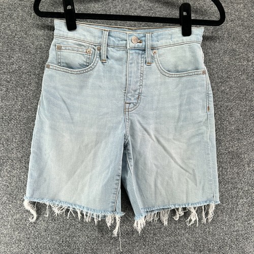 Madewell Shorts Womens 24 Blue Denim 
