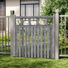 Tall Outdoor Wooden Fence Gates Privacy Garden Gate Pedestrian Gate with Hinges