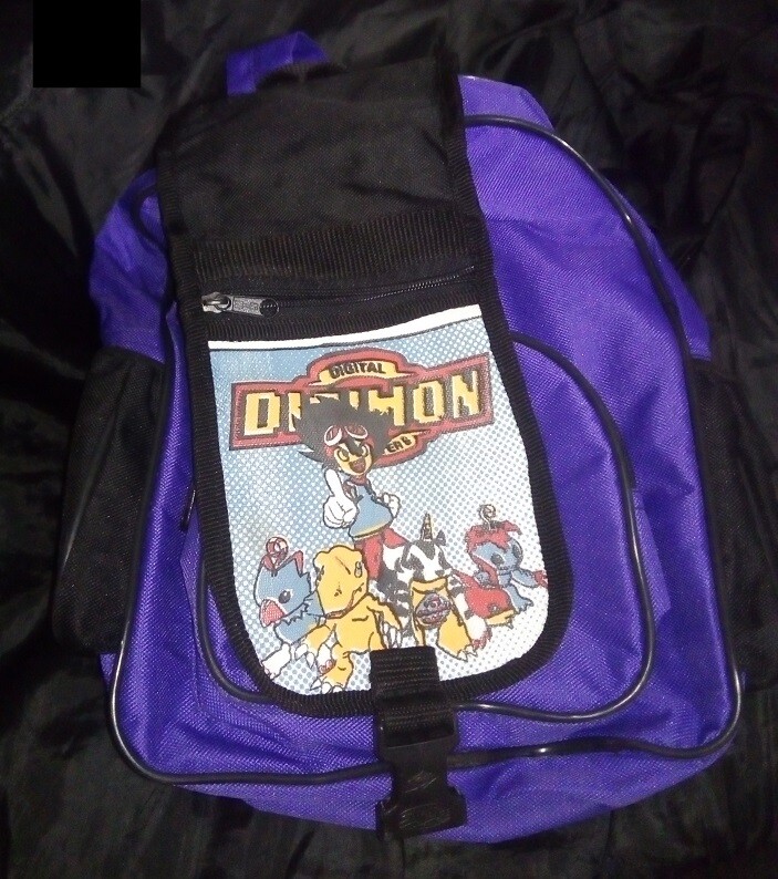 Vintage Purple limited edition Digimon Adventure Backpack 12