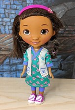Disney Junior Doc McStuffins Pet Vet Doc Doll 9" Just Play 2015 Blue Dress