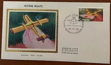 Canada First Day Covers:  Flying Boats!  Four-Cover Lot!