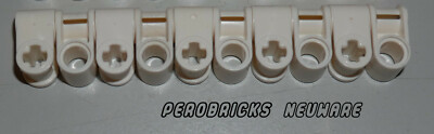 Lego Technic Technik 10 Verbinder 1x2 #6536 #40146 weiss NEUWARE
