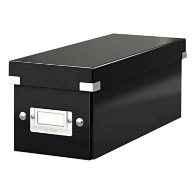 Sammelbox schwarz CD-Box Aufbewahrung Box Click & Store 6041 Leitz