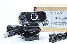 HZQDLN Webcam HD 1080P,Webcam with Microphone,USB Desktop Laptop Camera w
