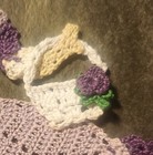 Crochet Crinoline Lady Doily with Basket — photo 3