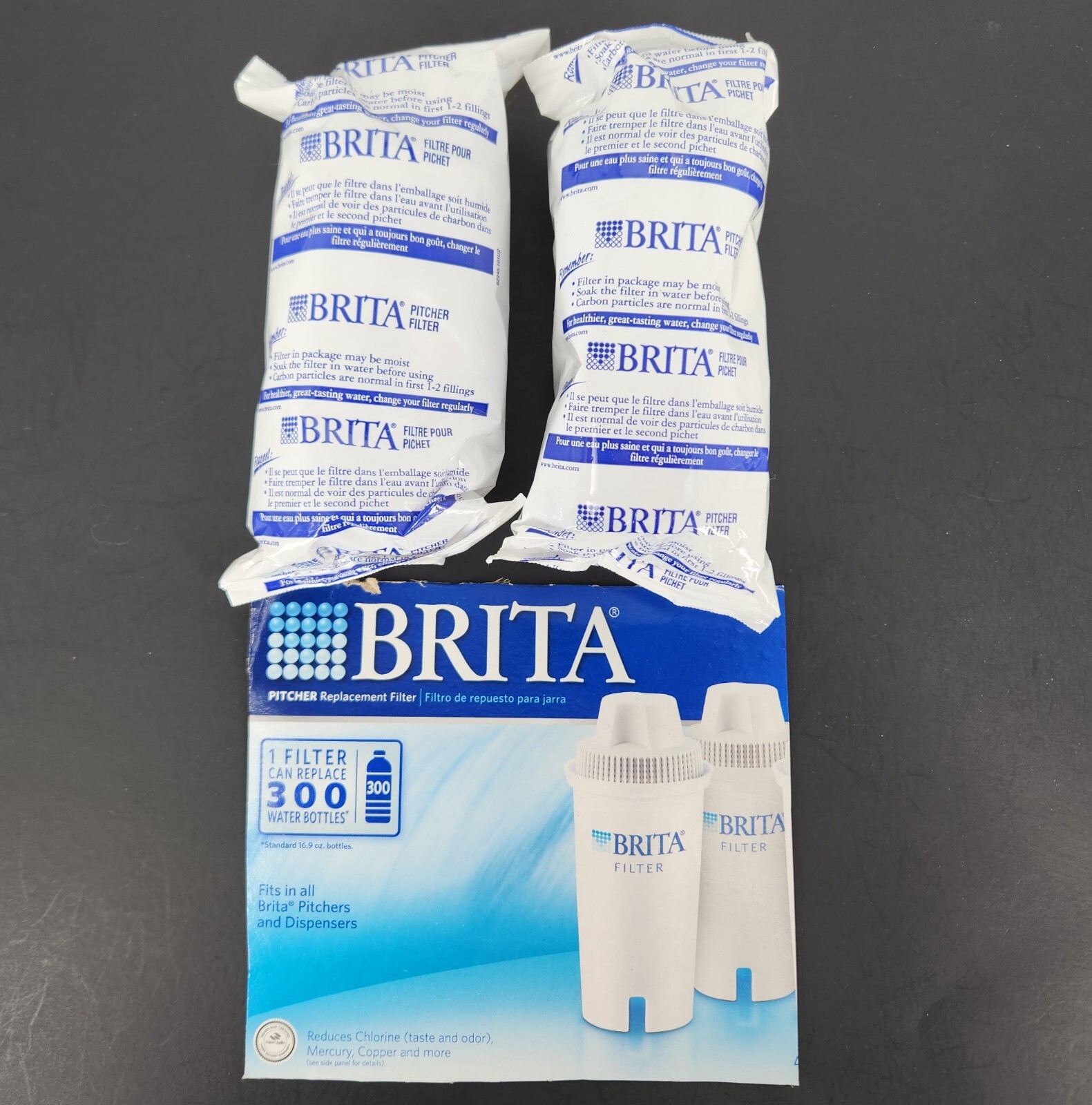 OEM Brita Water Filter Pitcher Replacement Filters Lot of 2 OB03 NEW eBay
