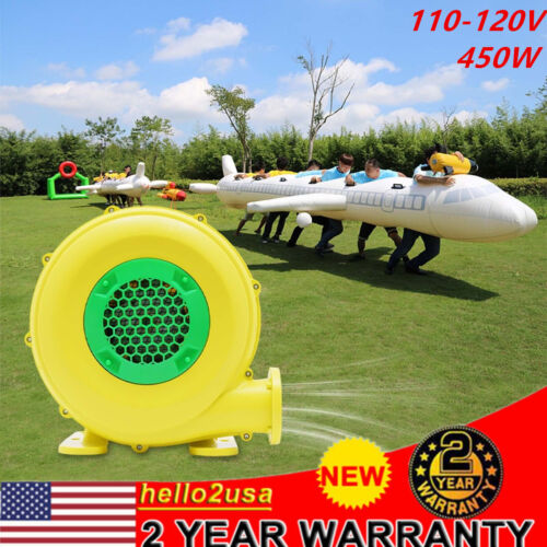 450W Air Blower Air Inflatable Bounce House Fan 0.6HP for Inflatable Tent Castle - Picture 1 of 19