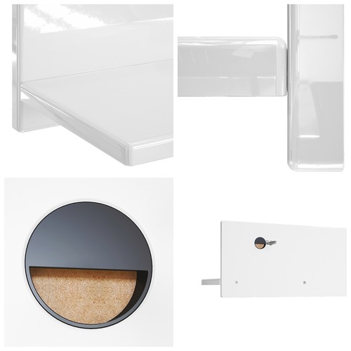 Estantería de pared Paneel colgante Board de pared decorativo Skadu Brillo alto - Imagen 3 de 31