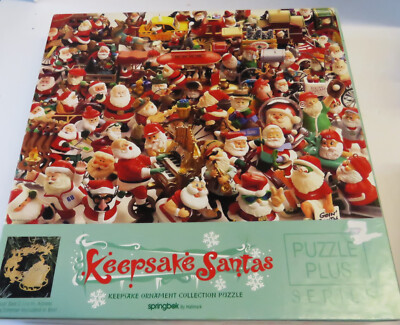 Keepsakes Santas Hallmark Springbok 500 Piece Jigsaw Puzzle Complete