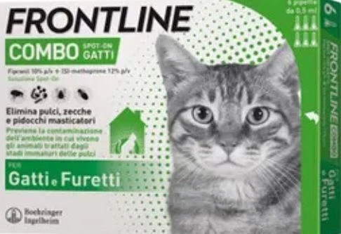 Frontline COMBO Gatto 6 Pipette Antiparassitario Spot on GATTI - Foto 1 di 1