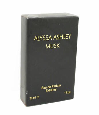 Moschus, Alyssa Ashley, Eau de Parfum Extreme Spray, 30ml. Neu Vintage Versiegelt