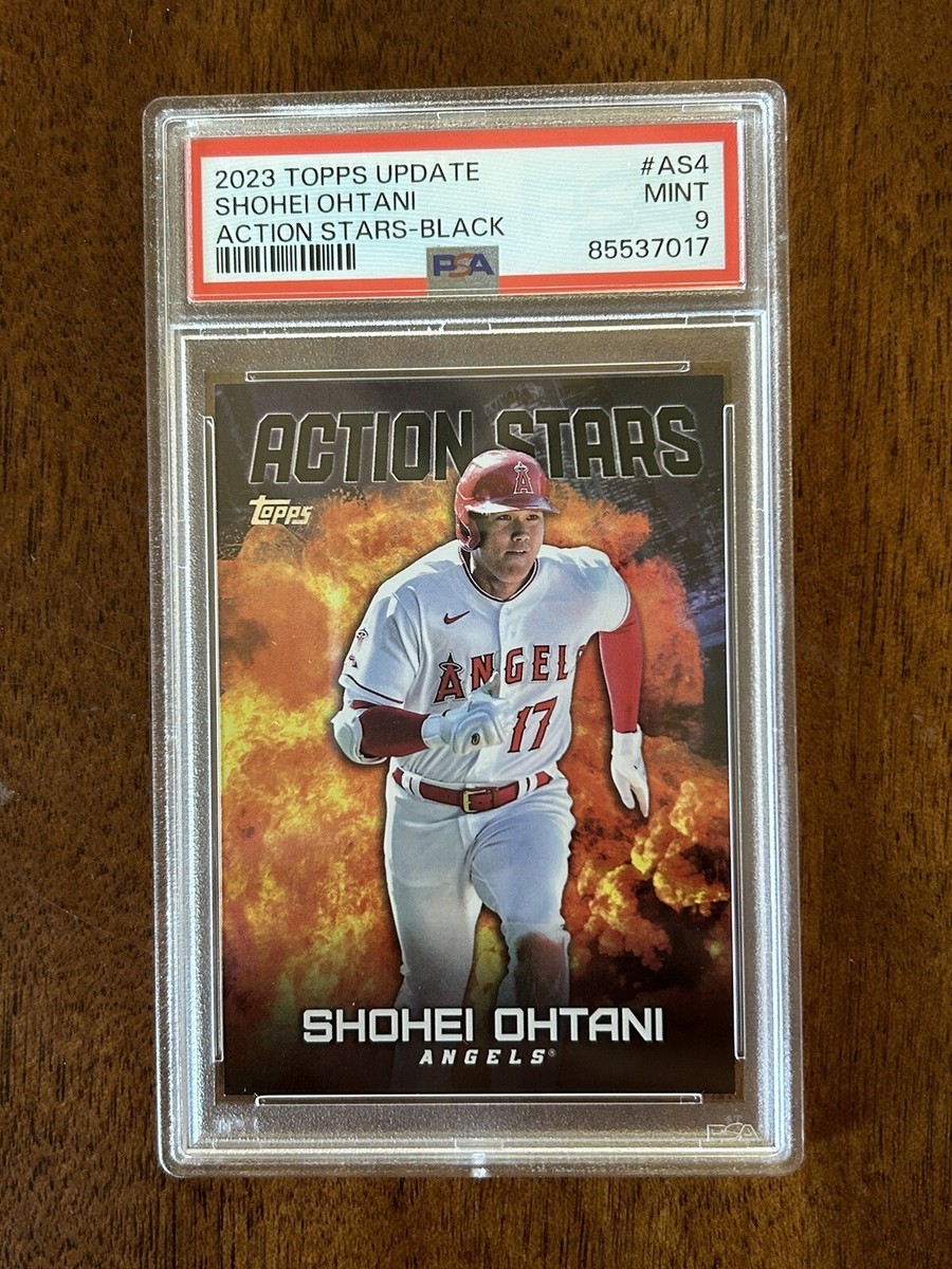 2023 Topps Update Shohei Ohtani Action Stars Black #/299