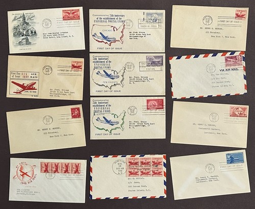 StampTLC US Air Mail C10 C25a C28 C29 C30 C39a Booklet FDC Space Collection 1927 - Bild 6 von 7