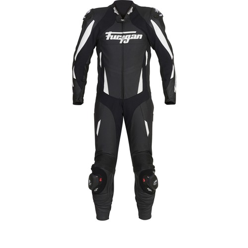 Furygan Apex Moto Pelle Tuta da Gara Nero / Bianco Ex-Esposizione | eBay