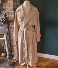Stunning Biba Soft Trench Coat Size 14 To 16 New With Tags